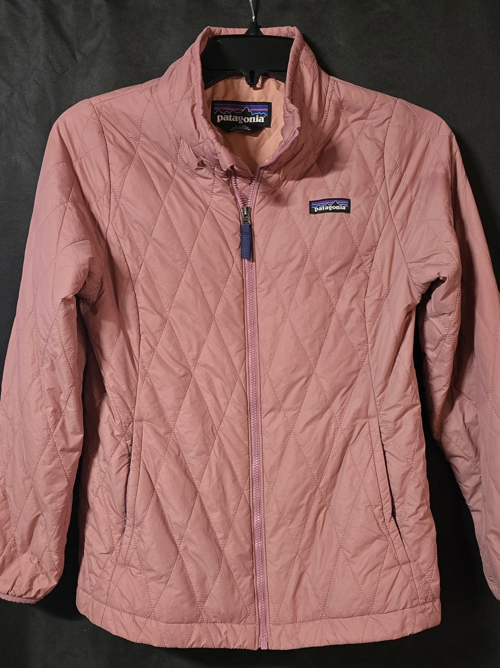 Patagonia Nano Puff Diamond Quilt Insulated Full Zip Puffer Jacket